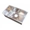 Lippert 25X15X7 SINGLE BOWL SINK; R10 CORNERS; STAINLESS STEEL 304 421572 - alternate 1